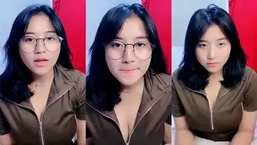 Bokep Indo Gadis Kacamata Imut Live Sange poster
