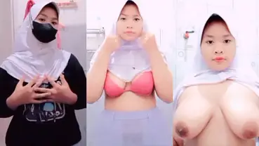 Bokep Indo Putriana Aksi Di Toilet Pakai Jilbab poster