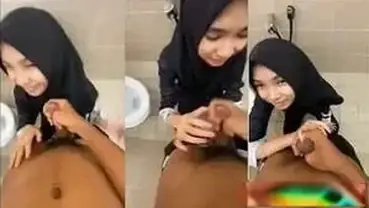 Istri Tetangga Jilbab Cantik Main Gila Di Kost poster